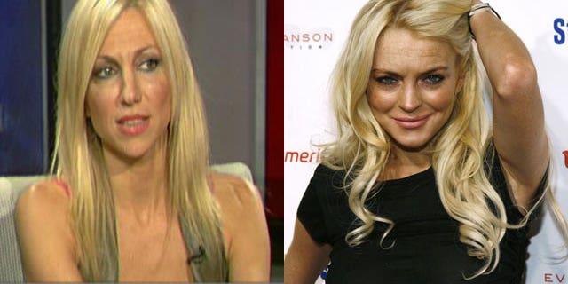 Debbie Gibson (L) says a strong foundation kept her out of trouble, unlike actress Lindsay Lohan.