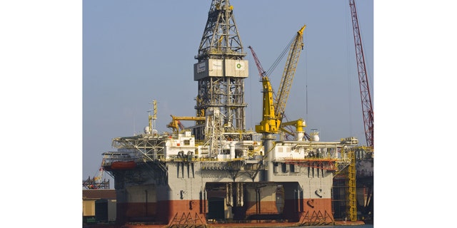 The ultra-deepwater semisubmersible rig Development Drill III begins operations for drilling a relief well Monday, May 3, 2010.
