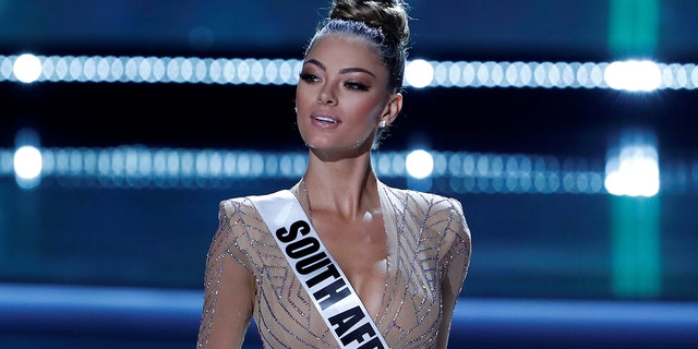 Miss South Africa Demi-Leigh Nel-Peters competes in the 66th Miss Universe pageant at Planet Hollywood hotel-casino in Las Vegas, Nevada, U.S. November 26, 2017.