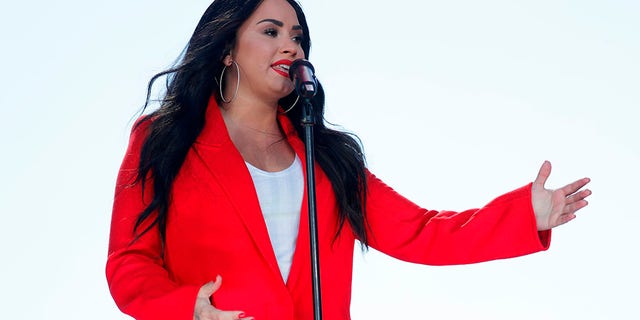 Singer Demi Lovato.