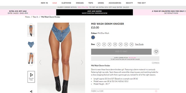 These short shorts — which retail for $25 and are somehow already sold out — are going viral on social media.