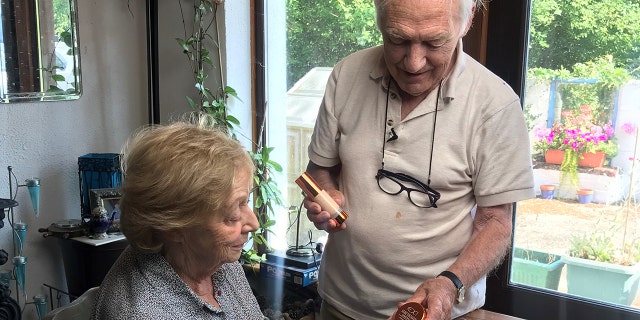 Des and Mona Monahan of Ireland have gone viral online for their sweet story.
