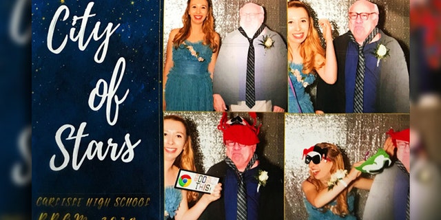 Closs allowed the photo ops, but wouldn’t let anyone else dance with her man.