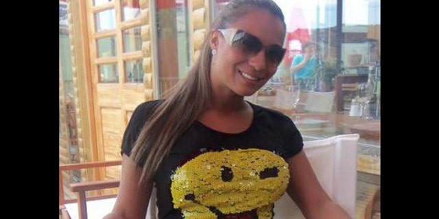 Diana Suárez, the woman at the center of the Secret Service sex scandal in Colombia.