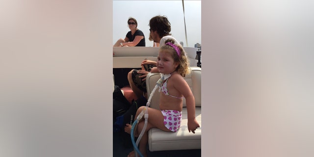 The girl's mother, also named Diana, says she is amazed to watch her do the things she never could.