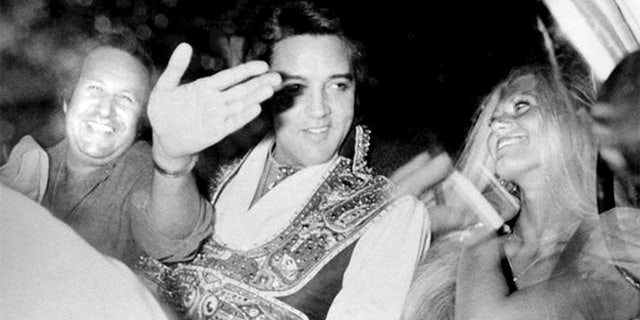 Diana Goodman with Elvis Presley.