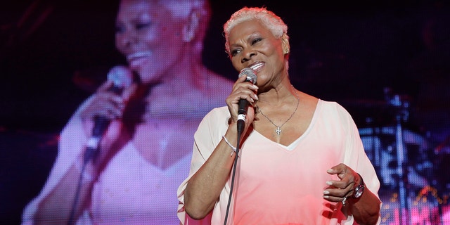 Dionne Warwick performs during the Jamaica Jazz and Blues festival in Trelawny, January 26, 2013.