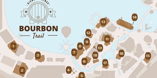 To make sure you don’t miss out on a single offering, the park created a special map showing wear all the stops along the trail are located.