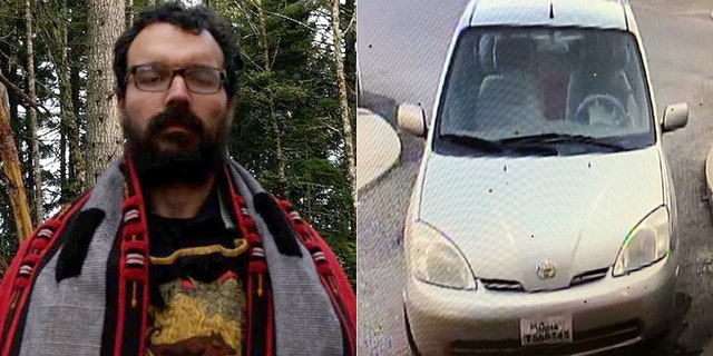 Domenic Micheli left in a older model small silver Toyota Prius or Yaris after hacking his ex-boss to death with a hatchet, according to police.