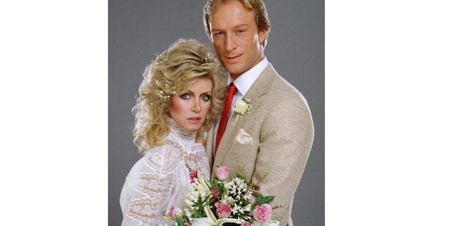 Donna Mills with co-star Ted Shackelford.