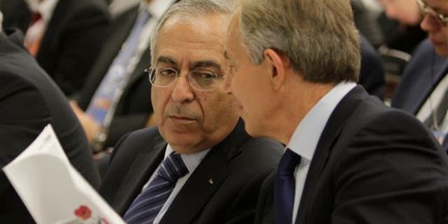 September 18: The Quartet Representative Tony Blair and Palestinian Prime Minister Salam Fayyad, participate in a meeting of the Ad Hoc Liaison Committee (AHLC), the donor support group for the Palestinians at United Nations headquarters.