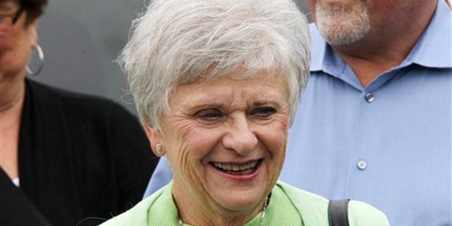 June 19, 2012: Dorothy Sandusky, wife of former Penn State University assistant football coach Jerry Sandusky, arrives at the Centre County Courthouse in Bellefonte, Pa.