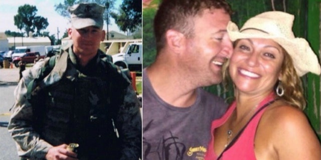 The bodies of Drew DeVoursney, 36, a U.S. Marine veteran from Georgia, and his Canadian girlfriend, Francesca Matus, 52, were found in Belize a year ago. Their murders remain unsolved. (Fox5 Atlanta / Facebook)