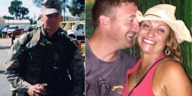 The bodies of Drew DeVoursney, 36, a U.S. Marine veteran from Georgia, and his Canadian girlfriend, Francesca Matus, 52, were found in Belize a year ago. Their murders remain unsolved. (Fox5 Atlanta / Facebook)
