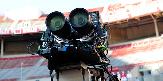 ESPN tests out 3D cameras on Sept. 12, 2009 in Ohio Stadium, Columbus, Ohio
