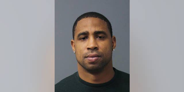 This photo provided by the Loudoun County Sheriff's Office shows former Washington Redskins cornerback Fred Smoot. Smoot has been charged with misdemeanor domestic assault following a weekend altercation. The Loudoun County Sheriff’s Office said Smoot was arrested after a woman called police Sunday and said that her boyfriend had grabbed her during an altercation in an Ashburn home. (AP Photo/Loudoun County Sheriff's Office)