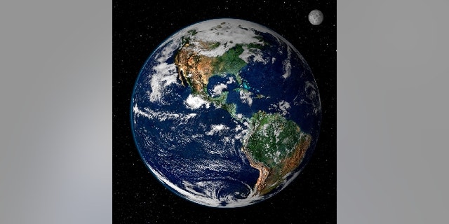 Earth's climate has enabled life to evolve on our planet. Life, in turn, has had effects on the climate. Credit: Reto Stöckli, Nazmi El Saleous, and Marit Jentoft-Nilsen, NASA GSFC