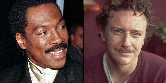 Eddie Murphy, left, and Judge Reinhold, right, are seen in these file photos.