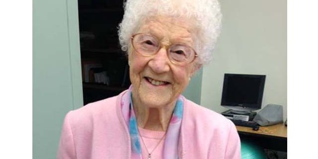 Edythe Kirchmaier, the oldest registered Facebook user, celebrated her 107th birthday on Thursday in Santa Barbara, Calif.