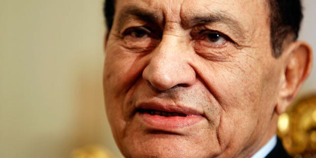 Egyptian President Hosni Mubarak