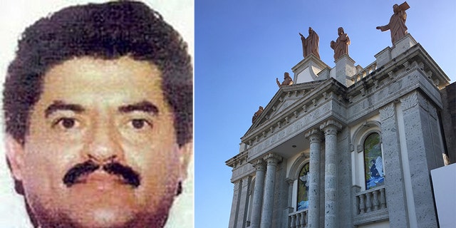 It is not known for sure but this is thought to be the tomb of Juan Jose Esparragoza Moreno, 'El Azul', a key Sinaloa Cartel capo said to have died of a heart attack in June 2014 but believed by many to still be at large