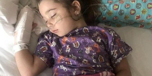 Elianna Grace, a 4-year-old from Sarasota, Florida, developed aspiration pneumonia after ingesting pool chemicals while swimming April 14.