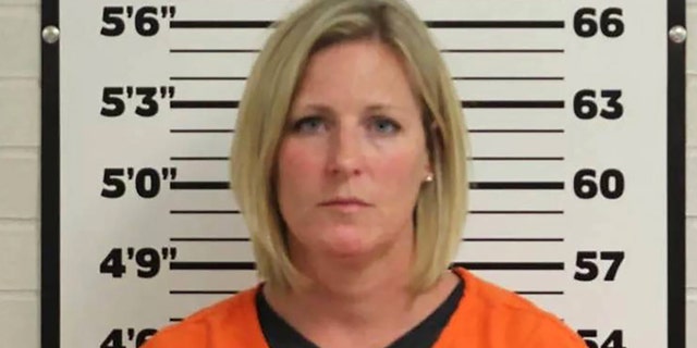 Elizabeth Giesler, 39, an assistant high school principal in Missouri, was charged Friday with felony sexual contact with a student, felony second-degree statutory sodomy and second-degree statutory rape. (Ste. Genevieve County Sheriff's Office)