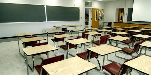 Much of Millsaps College is in transition such as this classroom photographed, Thursday, June 22, 2006, in Jackson, MIss., as they prepare to become the summer training camp for the New Orleans Saints. Classrooms such as this one in Sullivan-Harrell Hall will be equipped with projectors and tables with chairs instead of the student desks to accomodate the football players attending their specialization meetings. (AP Photo/Rogelio Solis)