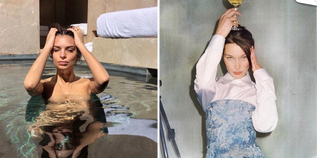 The trendy "migraine pose" is getting backlash online from those whose suffer from the painful headaches.