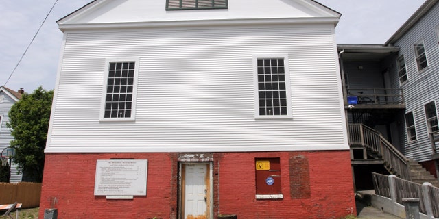 This image provided by Katie Uffelman and released by The National Trust for Historic Preservation shows the Abysinian Meeting House in Portland, Maine. The trust put the house on its 2013 list of 11 Most Endangered Historic Places. For generations of African Americans, the Abyssinian Meeting House was a spiritual center in Portland, but now it needs funding to be preserved for the future. (AP Photo/The National Trust for Historic Preservation, Katie Uffelman)