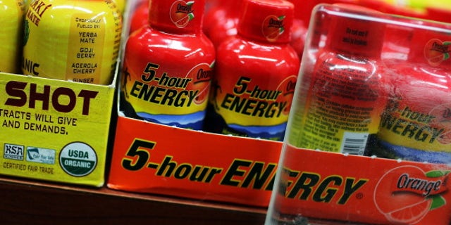 The drink 5-Hour Energy is viewed for sale at a grocery store in New York City.