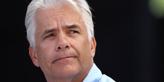 In this Aug. 17, 2010 photo, U.S. Sen. John Ensign, R-Nev., participates in the Tahoe Summit at the Sand Harbor State Park near Incline Village, Nev. Ensign announced he will resign amid an ethics investigation. Ensign said Thursday, April 21, 2011, he will send Vice President Joe Biden a letter Friday making the resignation official. (AP)