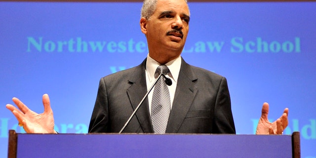 March 5, 2012: Attorney General Eric Holder speaks at the Northwestern University law school.