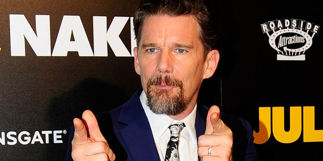 Actor Ethan Hawke is offering his own take on the superhero movie "Logan."