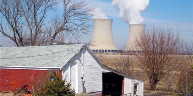 In this March 16, 2011 file photo, steam escapes from Exelon Corp.'s nuclear plant in Byron, Ill. (AP Photo/Robert Ray, File)