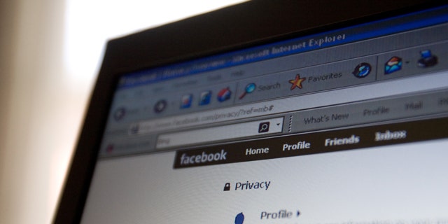 A Facebook user edits privacy settings.