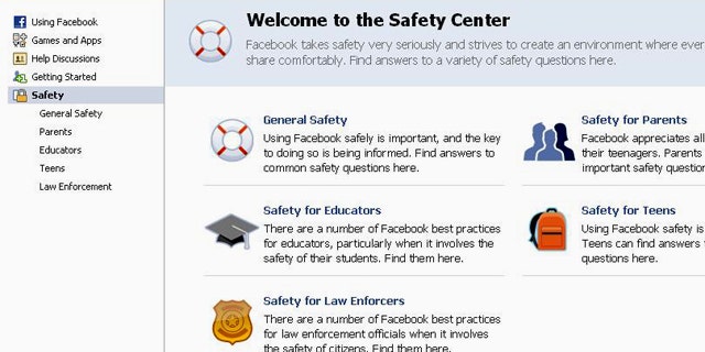 Some new features of the safety center include four times more content on staying safe, such as dealing with bullying online, an interactive portal and a simpler design.