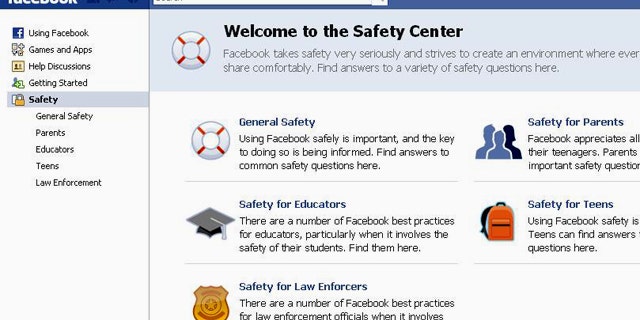 Some new features of the safety center include four times more content on staying safe, such as dealing with bullying online, an interactive portal and a simpler design.