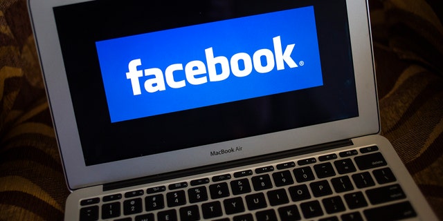 A portrait of the Facebook logo.