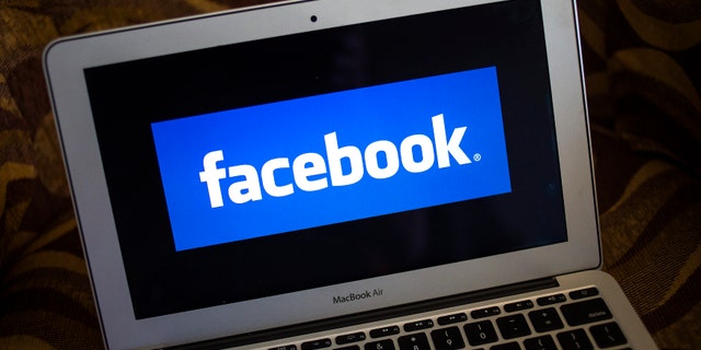 A portrait of the Facebook logo.