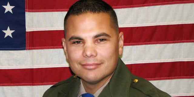 In an undated photo provided by the California Highway Patrol, shows CHP officer Jesus Magdaleno Jr., 33, an 8-year-veteran. The off-duty officer was killed Sunday, Aug. 18, 2013, after he and a friend Brandon Cruz, 31, jumped into the bed of Magdaleno's pickup truck while it was being stolen from the Flamingo hotel while it was being loaded with luggage for the trip home after the officerâs bachelor party. Magdaleno, was killed and Cruz, suffered a severe head injury and was in extremely critical condition Monday after both men were thrown from the truck as it crashed.  (AP Photo/California Highway Patrol)