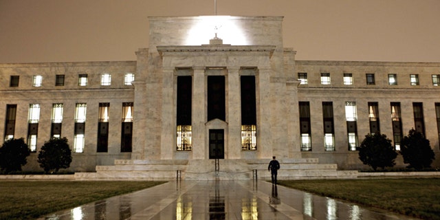 The Federal Reserve Building on Constitution Avenue in Washington.