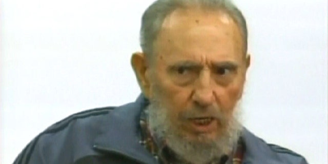 July 12, 2010: TV image provided by Cubavision shows Cuba's former president Fidel Castro speaking during an interview on the "Mesa Redonda," or "Round Table," a daily Cuban talk show on current events.