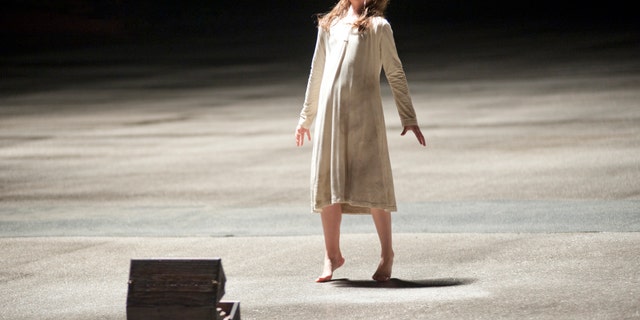 In this undated publicity photo released by Lionsgate, Natasha Calis stars as Em in the film, "The Possession." (AP Photo/Lionsgate, Diyah Pera)