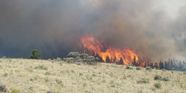 The Spring Creek Fire has been raging out of control in Costilla County, Colorado.