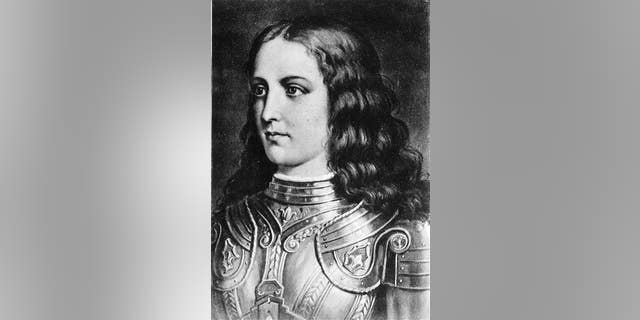This undated file photo shows a portrait of Joan of Arc.