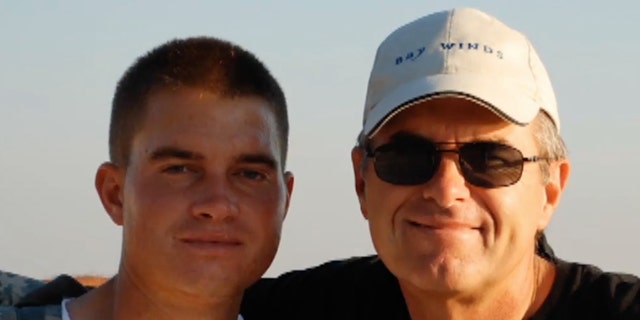 Frank Gross with his father Craig; Frank was killed in 2011 by a roadside bomb in Afghanistan