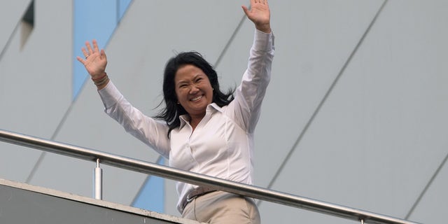 Presidential candidate Keiko Fujimori in Lima, Peru, Sunday, April 10, 2016.