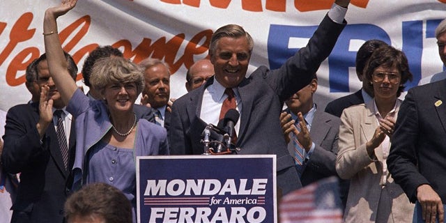 Walter Mondale, D-Minn., and Geraldine Ferraro, D-N.Y., campaign.