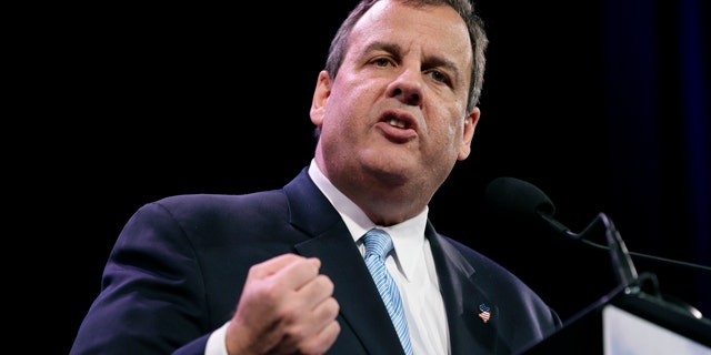 Jan. 24, 2015: New Jersey Gov. Chris Christie speaks during the Freedom Summit in Des Moines, Iowa. (AP Photo/Charlie Neibergall)